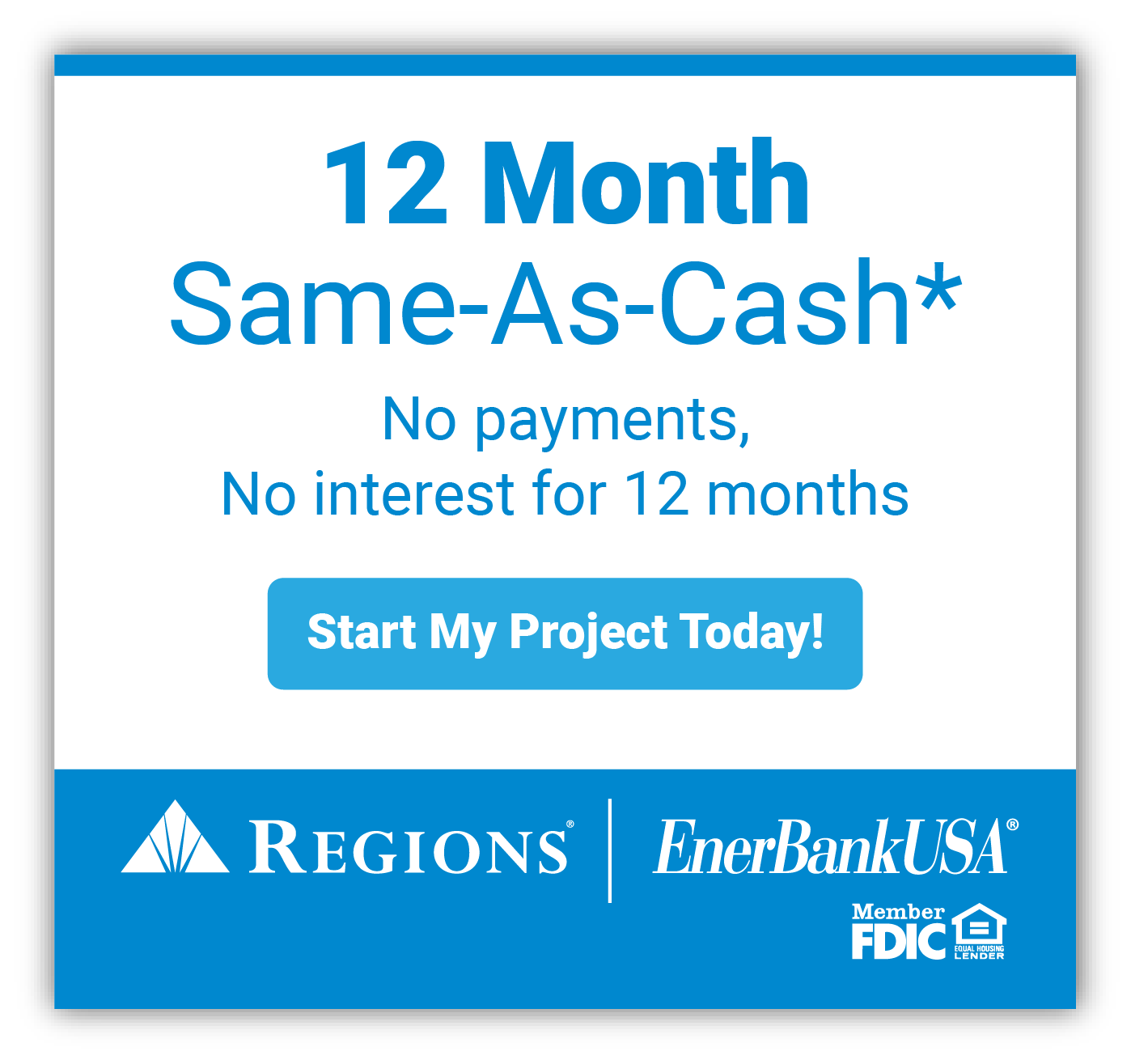 12 month same as cash load square banner