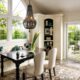 Bright dining room featuring large replacement windows in Upland, CA with abundant natural light